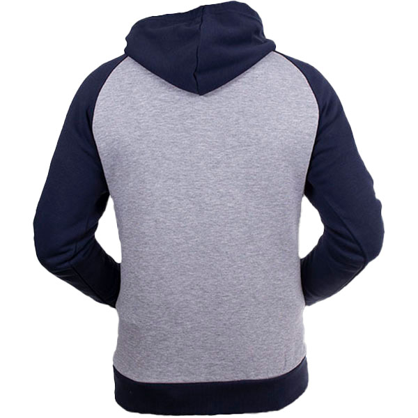 Sudadera Capucha Bicolor Premium Unisex Trasero